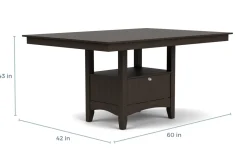 Mor Furniture Dining Tables|Miami Adjustable Dining Table In Gray