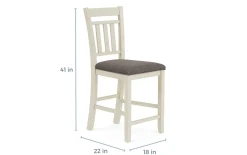 Mor Furniture Counter Height Stools|Barstools|Miami Counter Height Stool In Gray
