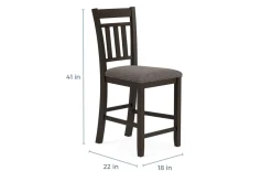 Mor Furniture Counter Height Stools|Barstools|Miami Counter Height Stool In Gray