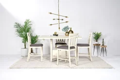 Mor Furniture Counter Height Stools|Barstools|Miami Counter Height Stool In Gray