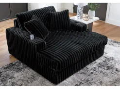 Mor Furniture Chairs|Midnight Madness Chaise In Onyx