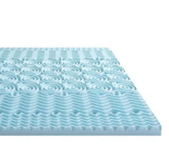 Mor Furniture Mattress Toppers|Mlily 3 Inch Gel Infused 5 Zone Mattress Topper, Twin