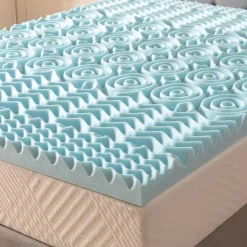 Mor Furniture Mattress Toppers|Mlily 3 Inch Gel Infused 5 Zone Mattress Topper, Twin