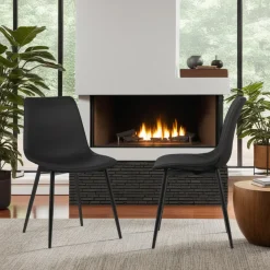 Mor Furniture Dining Chairs|Monte Side Chair In Black