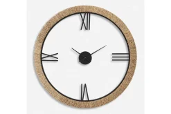 Mor Furniture Wall Clocks|Montecito Wall Clock In Brown