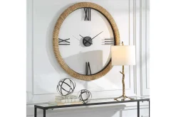 Mor Furniture Wall Clocks|Montecito Wall Clock In Brown