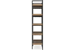 Mor Furniture Bookcases & Library Walls|Montia Bookcase In Brown/Gray