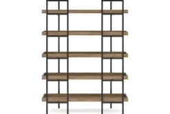 Mor Furniture Bookcases & Library Walls|Montia Bookcase In Brown/Gray