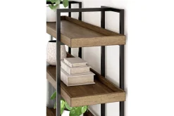 Mor Furniture Bookcases & Library Walls|Montia Bookcase In Brown/Gray