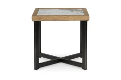 Mor Furniture Sofa & End Tables|Montia End Table In Brown/Black/Gray