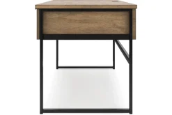 Mor Furniture Desks|Montia Office Desk In Brown/Gray