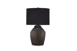 Mor Furniture Shop All Lighting & Lamps|Office Lighting|Naareman Table Lamp In Metallic Black