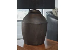 Mor Furniture Shop All Lighting & Lamps|Office Lighting|Naareman Table Lamp In Metallic Black
