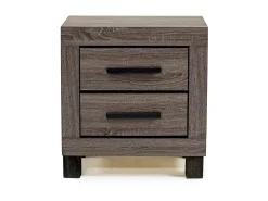 Mor Furniture Bedroom Sets|Naialyn Panel Bed, Dresser, Mirror & Nightstand In , Full Gray
