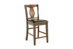 Mor Furniture Seating For 4|Counter Height Dining Sets|Napa Counter Height Extendable Dining Table & 4 Stools In Brown