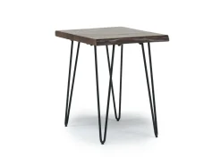 Mor Furniture Sofa & End Tables|Natures Edge Chairside Table In Chestnut/Black