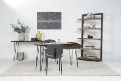 Mor Furniture Sofa & End Tables|Natures Edge Sofa Table Chestnut/Black