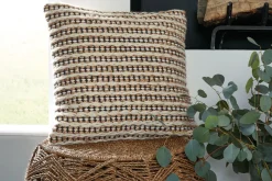 Mor Furniture Accent Pillows|Accent Pillows|Nealington Accent Pillow In Black/White/Brown