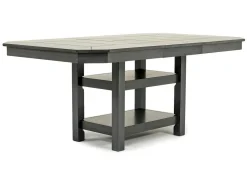 Mor Furniture Seating For 4|Dining Room Sets|New Haven Adjustable Extendable Dining Table & 4 Chairs In Brown
