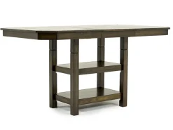 Mor Furniture Seating For 6|Dining Room Sets|New Haven Adjustable Extendable Dining Table & 6 Chairs In Gray