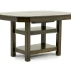 Mor Furniture Dining Tables|New Haven Adjustable Height Extendable Dining Table In Brown