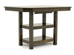 Mor Furniture Dining Tables|New Haven Adjustable Height Extendable Dining Table In Brown