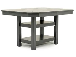 Mor Furniture Seating For 4|Counter Height Dining Sets|New Haven Counter Height Adjustable Extendable Dining Table & 4 Stools In Gray