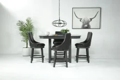Mor Furniture Counter Height Stools|Barstools|New Haven Counter Height Stool In Brown