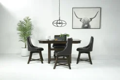 Mor Furniture Dining Chairs|New Haven Side Chair In Brown