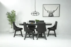 Mor Furniture Dining Chairs|New Haven Side Chair In Brown