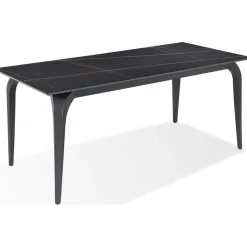 Mor Furniture Dining Tables|Nicoya Dining Table In Black Sintered Stone