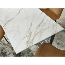 Mor Furniture Dining Tables|Nicoya Dining Table In Black Sintered Stone