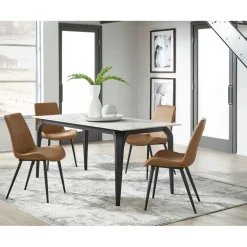 Mor Furniture Dining Tables|Nicoya Dining Table In Black Sintered Stone