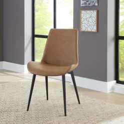 Mor Furniture Dining Chairs|Nicoya Side Chair In Brown, Set Of 2