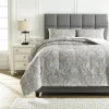 Mor Furniture Duvets & Coverlets|Duvets & Coverlets|Noel Comforter Set In Gray & Tan, Queen