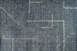 Mor Furniture Shop All Rugs|Nube Glow Rug In Ash Blue, 5’ X 7’