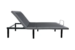 Mor Furniture Adjustable Foundations|Nupg400 Adjustable Foundation In Gray, Full