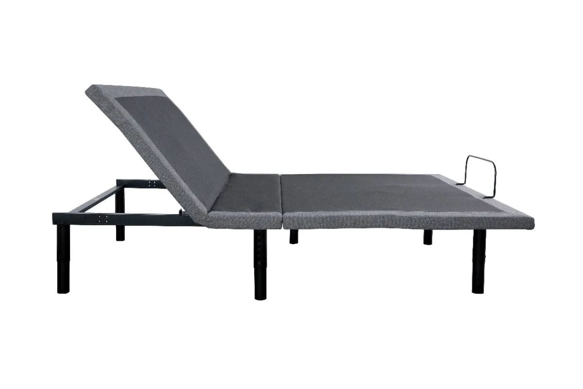 Mor Furniture Adjustable Foundations|Nupg400 Adjustable Foundation In Gray, Full