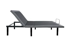 Mor Furniture Adjustable Foundations|Nupg400 Adjustable Foundation In Gray, Full