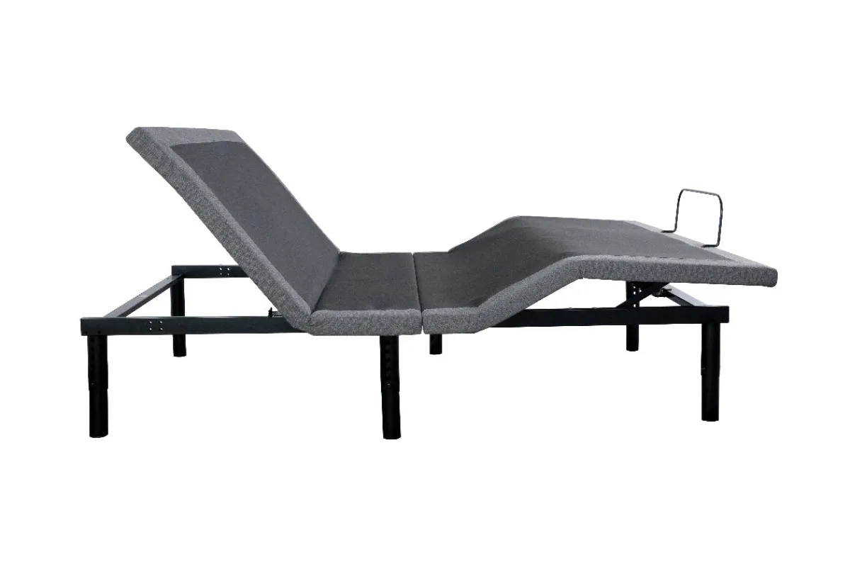 Mor Furniture Adjustable Foundations|Nupg400 Adjustable Foundation In Gray, Full