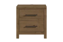 Mor Furniture Bedroom Sets|Oaklyn Panel Bed, Dresser, Mirror & Nightstand In Brown, Queen