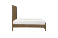 Mor Furniture Beds|Oaklyn Panel Bed In Brown, Queen
