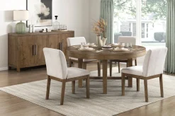 Mor Furniture Round Dining Tables|Dining Tables|Oaklyn Round Dining Table In Brown