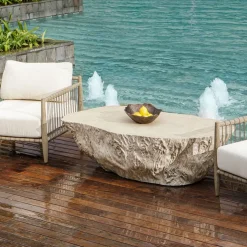 Mor Furniture Outdoor Coffee Tables|Oakmont Outdoor Coffee Table In White