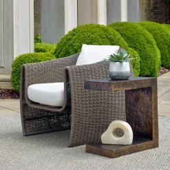Mor Furniture Outdoor Accent Tables|Obra Outdoor Accent Table In Bronze