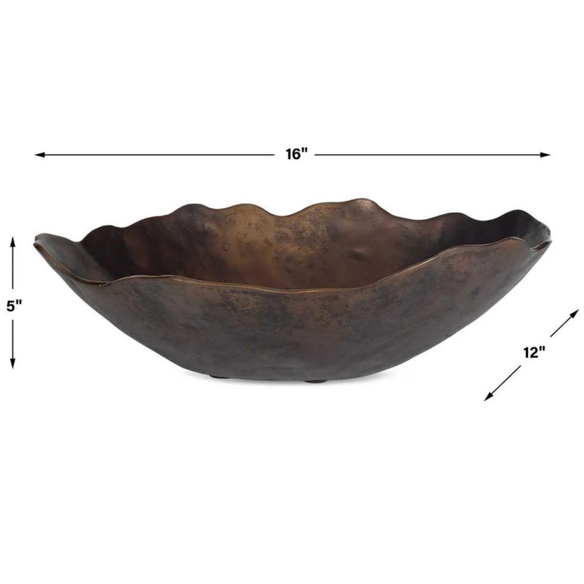 Mor Furniture Trays & Boxes|Obscura Bowl In Bronze