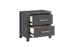 Mor Furniture Nightstands|Odessa Nightstand In Charcoal Gray