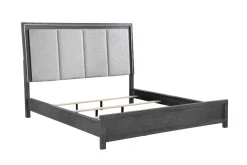 Mor Furniture Beds|Odessa Panel Bed In Charcoal, Queen