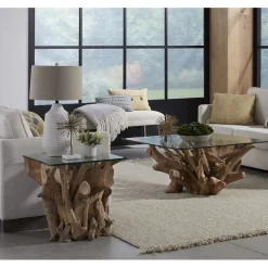 Mor Furniture Sofa & End Tables|One End Table In Warm Teak