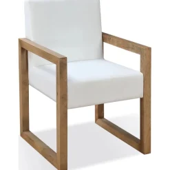 Mor Furniture Dining Chairs|One Upholstered Arm Chair In Bisque, Set Of 2